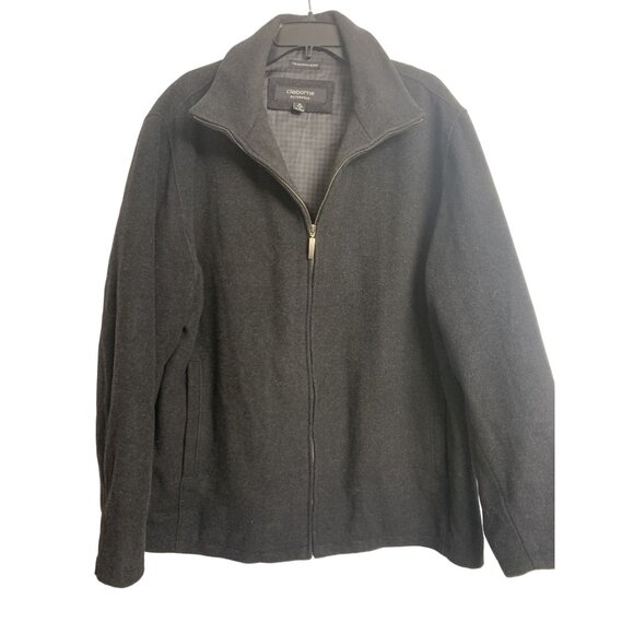 Claiborne Other - Claiborne Italian Wool Full Zip Coat Size XL Black